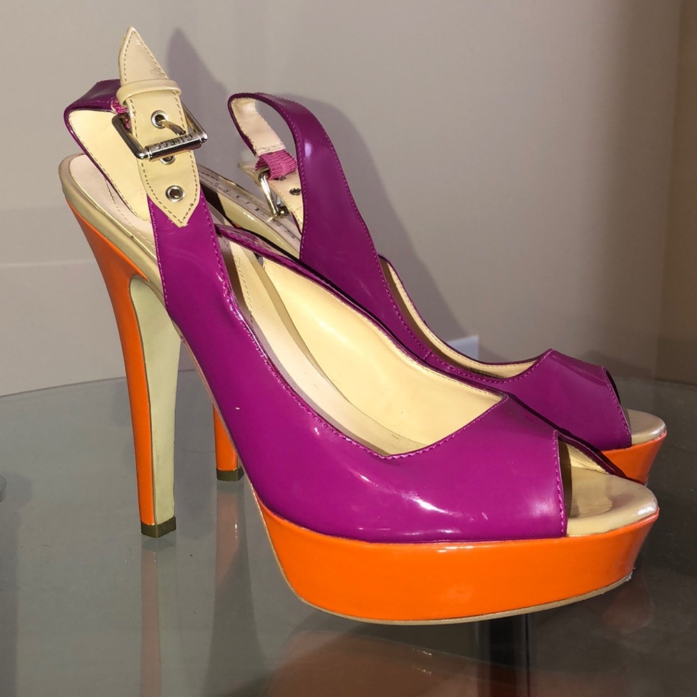 Guess Color Block Heels
